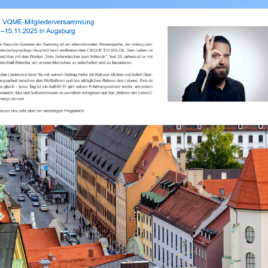 1P | Einzelpersonen-Ticket VQME Mitgliederversammlung 2025 (1 Person inkl. 1 Übernachtung)