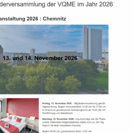 2P | Ehepaar-Ticket VQME Mitgliederversammlung 2026 (2 Personen inkl. 1 Übernachtung gemeinsam im Doppelzimmer)